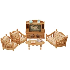 Sylvanian Families Set de Salón de Hogar, Más de 20 Piezas