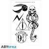 Tatuajes Harry Potter 15x10cm X5 Licencia Oficial