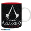 Taza Assassin's Creed 320 ml Crest negro y rojo