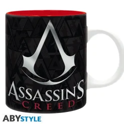Taza Assassin's Creed 320 ml Crest negro y rojo