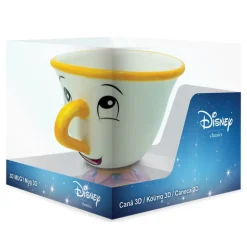 Taza Chip 3D La Bella y la Bestia