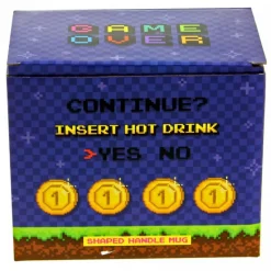 Taza 3D Game Over Retrogaming
