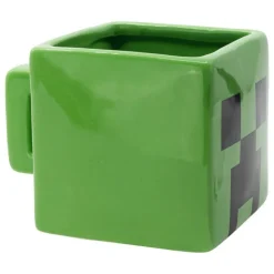 Taza 3D Minecraft Creeper Face 445 ml, Licencia Oficial
