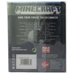 Taza 3D Minecraft Creeper Face 445 ml, Licencia Oficial