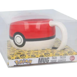 Taza 3D Pokeball Pokemon 440 ml