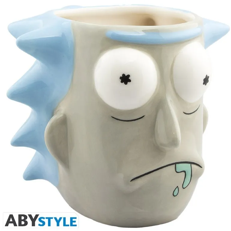 Taza 3D Rick y Morty de Rick Sanchez