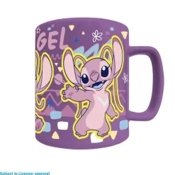 Taza Fuzzy Angel Lilo & Stitch de Cerámica