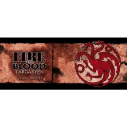 Taza Grande Juego de Tronos Targaryen Fire and Blood
