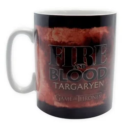 Taza Grande Juego de Tronos Targaryen Fire and Blood