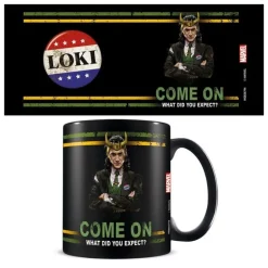 Taza Loki 'What did you expect?' de cerámica