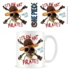 Taza One Piece Live Action Emblema Pirata Sombrero de Paja