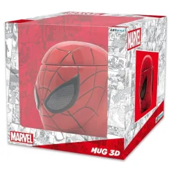 Taza Spider-Man 3D con tapa