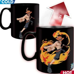 Taza Térmica One Piece Luffy y Ace