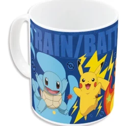 Taza Térmica Pokémon con Squirtle, Pikachu, Charmander y Bulbasaur - 325 ml