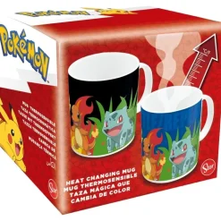 Taza Térmica Pokémon con Squirtle, Pikachu, Charmander y Bulbasaur - 325 ml