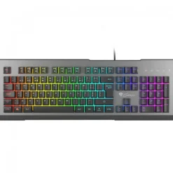 Teclado Gaming Genesis Rhod 500 RGB, QWERTY, Retroiluminado