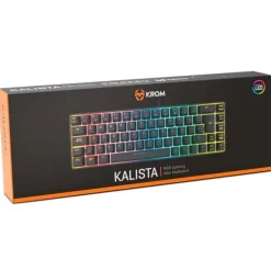 Teclado Gaming Krom Kalista USB RGB 62% Membrana