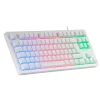 Teclado TKL H-Mech FRGB Mars Gaming MK023 Blanco