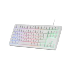 Teclado TKL H-Mech FRGB Mars Gaming MK023 Blanco