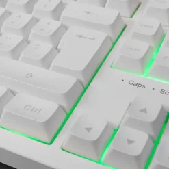 Teclado TKL H-Mech FRGB Mars Gaming MK023 Blanco