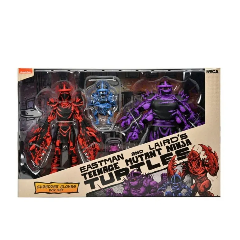 Teenage Mutant Ninja Turtles (Mirage Comics) Figuras Shredder Clones Box Set 18 cm