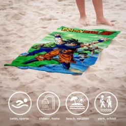 TOALLA ALGODÓN PREMIUM DRAGON BALL