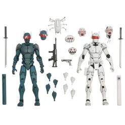 Tortugas Ninja (The Last Ronin) Pack de 2 Figuras Synja Robots 18 cm