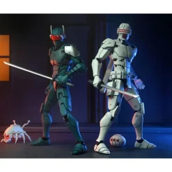 Tortugas Ninja (The Last Ronin) Pack de 2 Figuras Synja Robots 18 cm