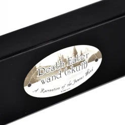 Varita de colección Mortífago con calavera ed. carácter