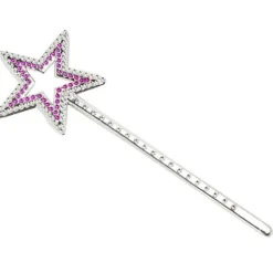 Varita pequeña con Estrella Rosa de 23 cm