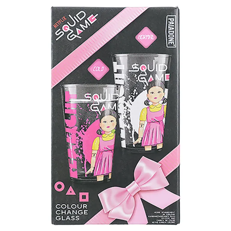 Vaso con Cambio de Color Muñeca Young-hee Juego del Calamar