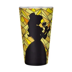 Vaso de Cristal La Bella y la Bestia Disney