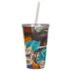 Vaso Dragon Ball Super 3D Future Trunks con paja 0,5L