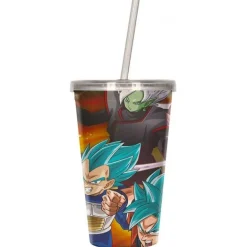 Vaso Dragon Ball Super 3D Future Trunks con paja 0,5L