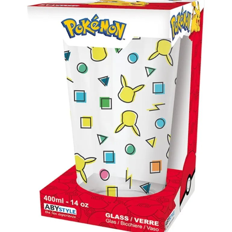 Vaso Grande de 400ml con Patrón de Pikachu – ABYstyle