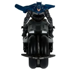 Vehículo Batcycle con Batman de DC Multiverse - McFarlane Toys