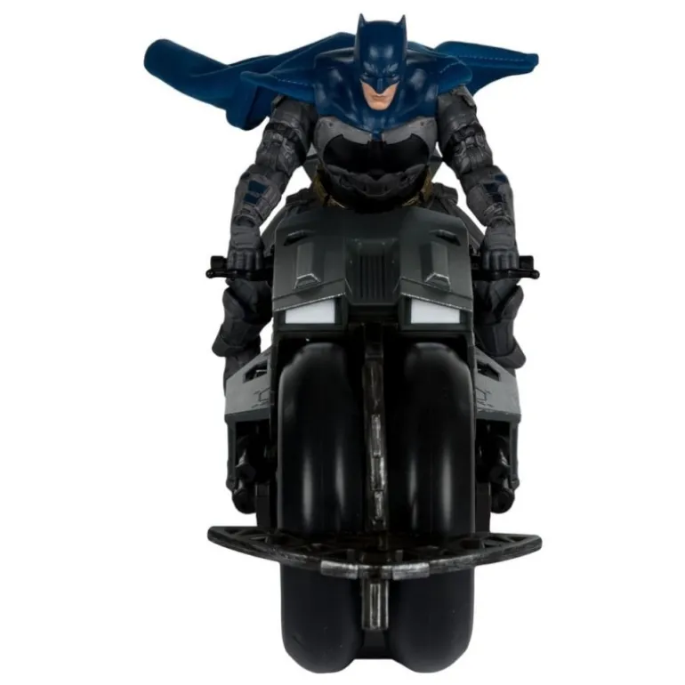 Vehículo Batcycle con Batman de DC Multiverse - McFarlane Toys