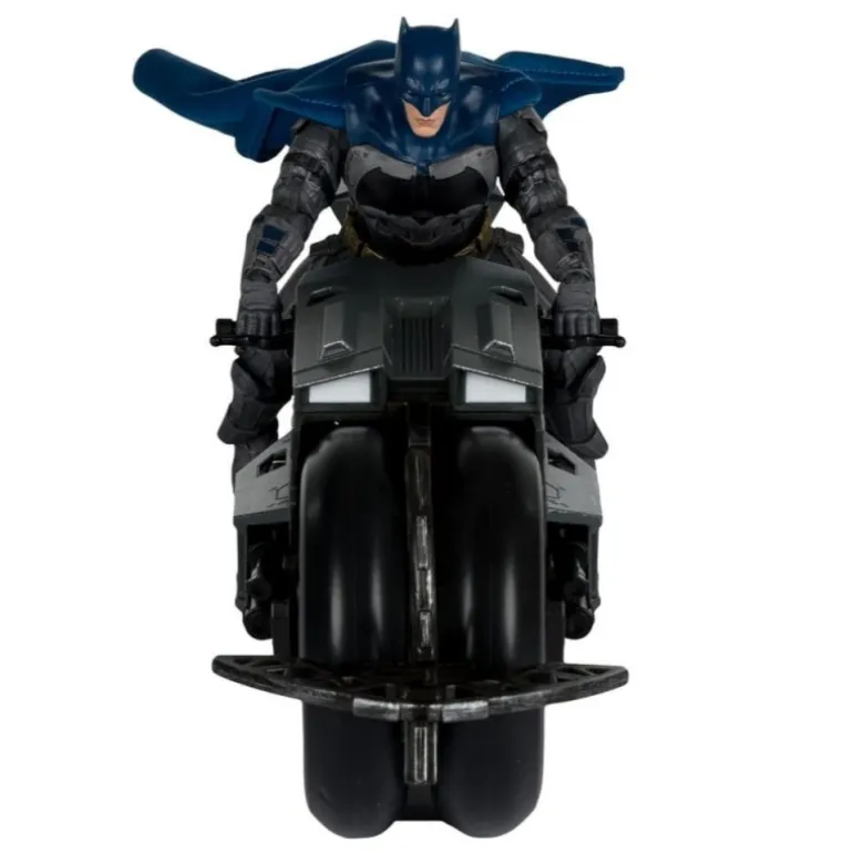 Vehículo Batcycle con Batman de DC Multiverse - McFarlane Toys