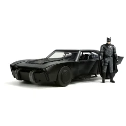 Vehículo Batmobile 1/18 Batman Jada Toys con Figura 7 cm