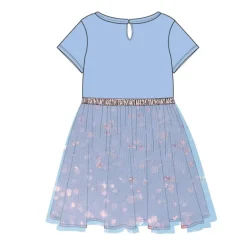 Vestido infantil de tul Stitch y Angel Disney
