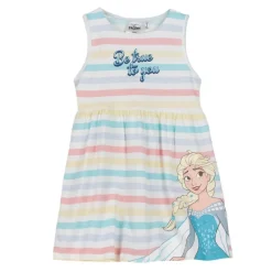 Vestido Infantil Frozen de Algodón
