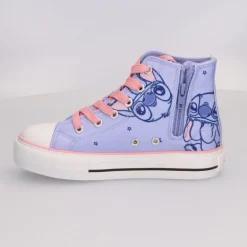 Zapatilla Alta de Loneta Vulcanizada Stitch