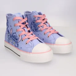 Zapatilla Alta de Loneta Vulcanizada Stitch