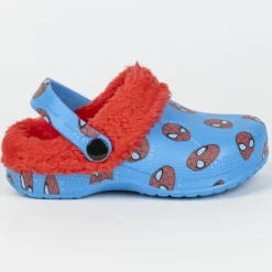 Zapatillas de Casa Zueco Borreguillo Spiderman