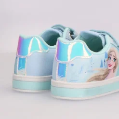 Zapatillas de Loneta Frozen con Suela PVC y Luces