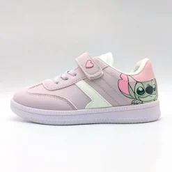 Zapatillas Deportivas Niña Stitch Lila con Suela PVC