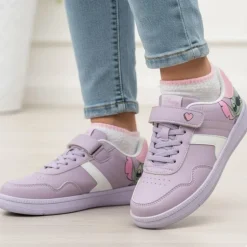 Zapatillas Deportivas Niña Stitch Lila con Suela PVC